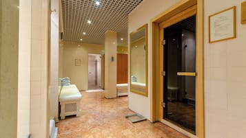Behandlingsrum til par, sauna, boblebad, dampbad, tyrkisk bad/hammam
