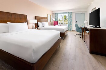 In-room safe, individually decorated, individually furnished, desk at Hilton Garden Inn Key West / The Keys Collection