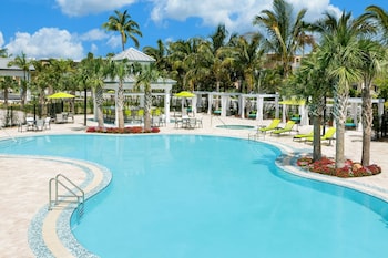 Outdoor pool, open 6:00 AM to 10:00 PM, cabanas (surcharge) at Hilton Garden Inn Key West / The Keys Collection