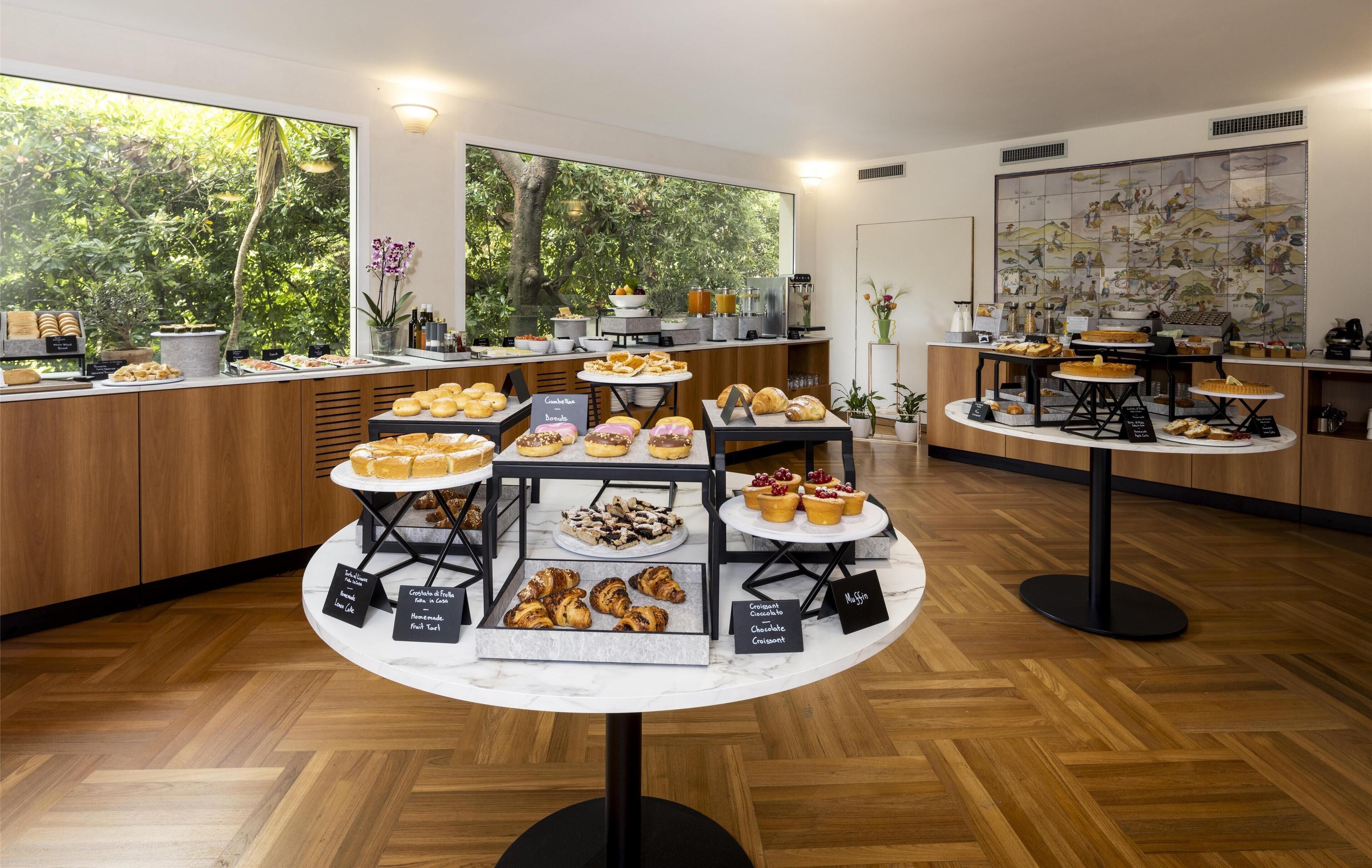 Daily buffet breakfast (EUR 10 per person)