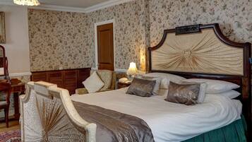 Desk, free WiFi, bed sheets, alarm clocks