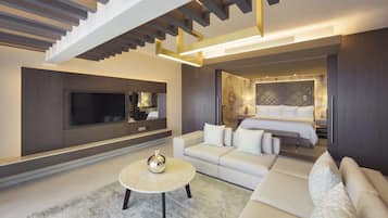 Literie de qualité supérieure, surmatelas, minibar