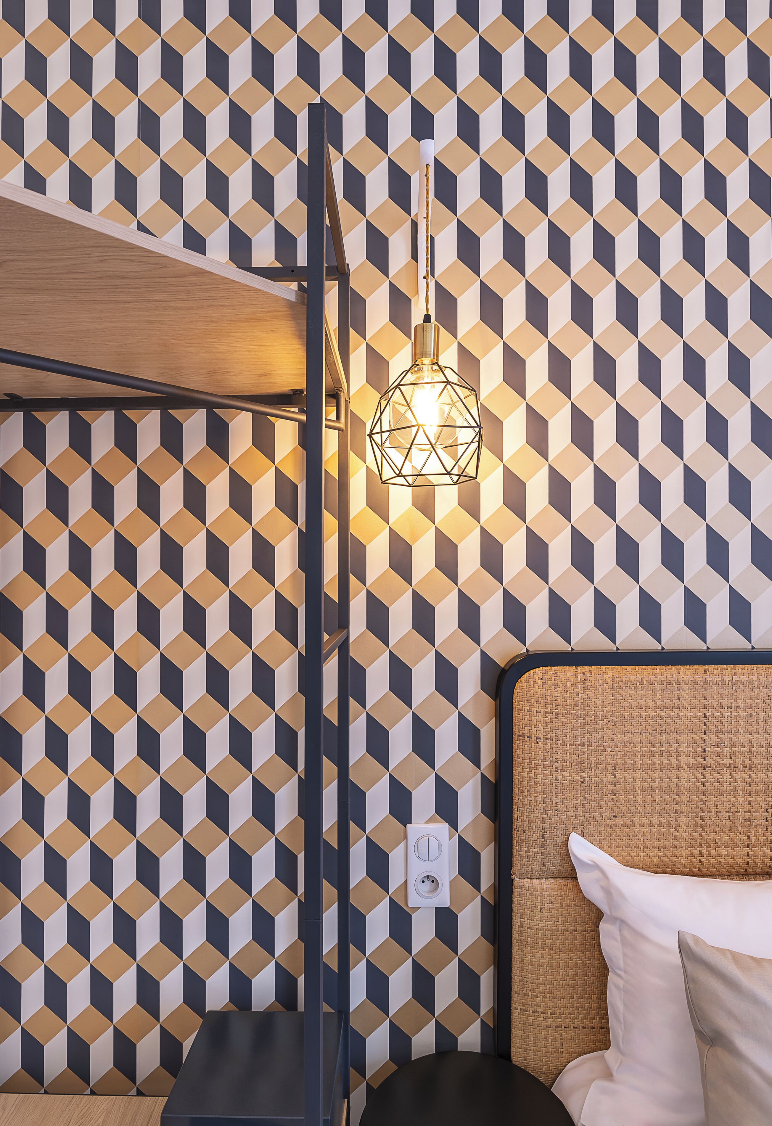 comfort room, 1 double bed | living area | lcd tv