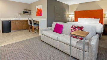 Suite studio, 1 très grand lit, non-fumeur | Literie de qualité, bureau, rideaux d’obscurcissement