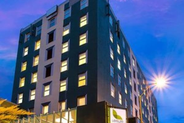 Front of property – evening/night