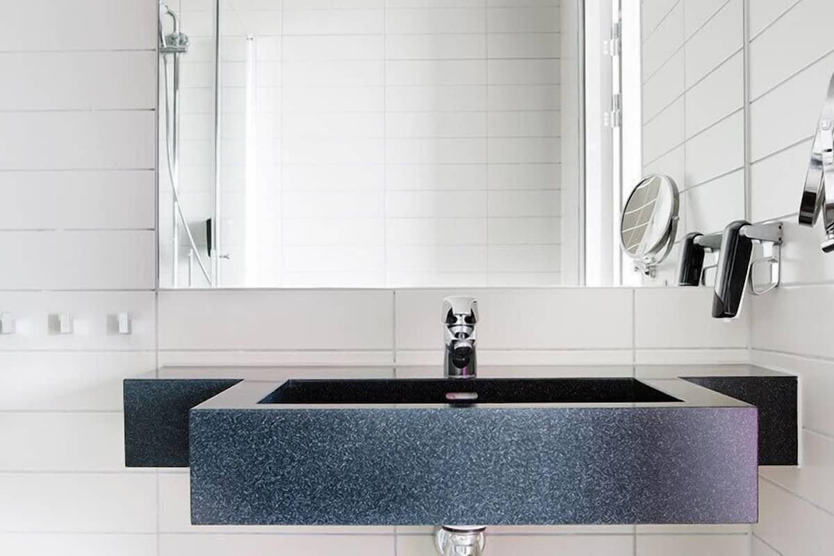 shower, eco-friendly toiletries, hair dryer, towels