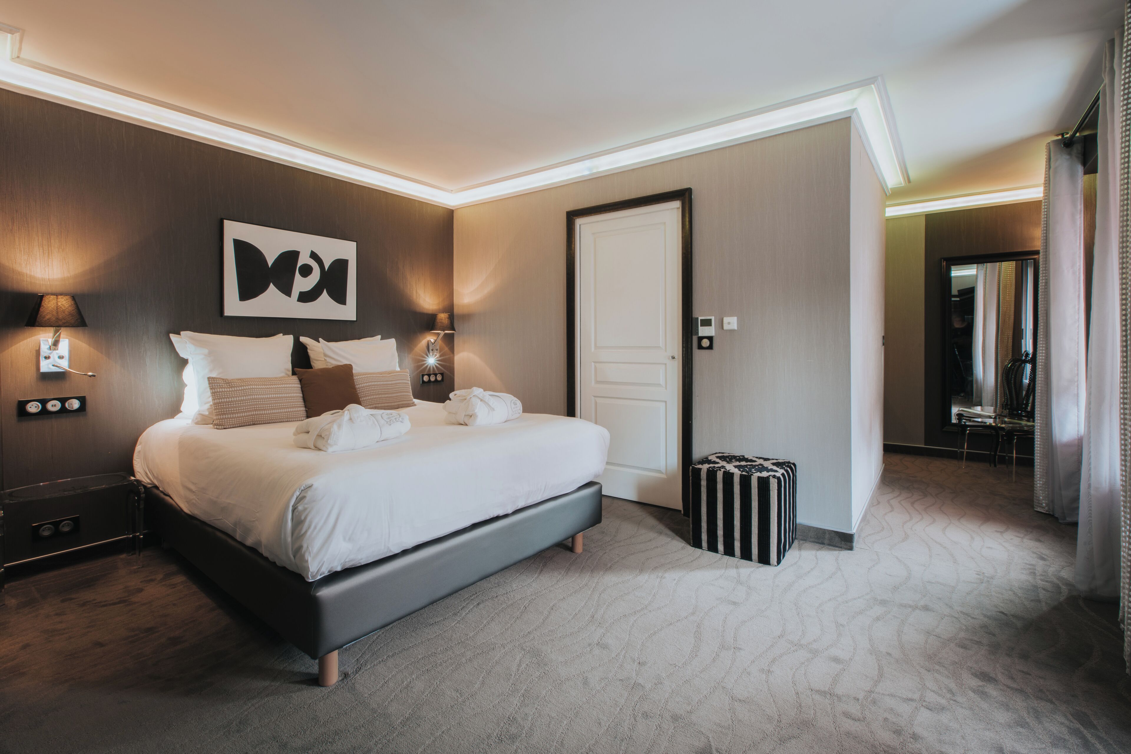 superior double room | 1 bedroom, minibar, in-room safe, individually decorated