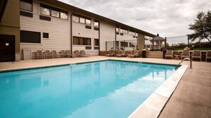 Indoor pool, seasonal outdoor pool