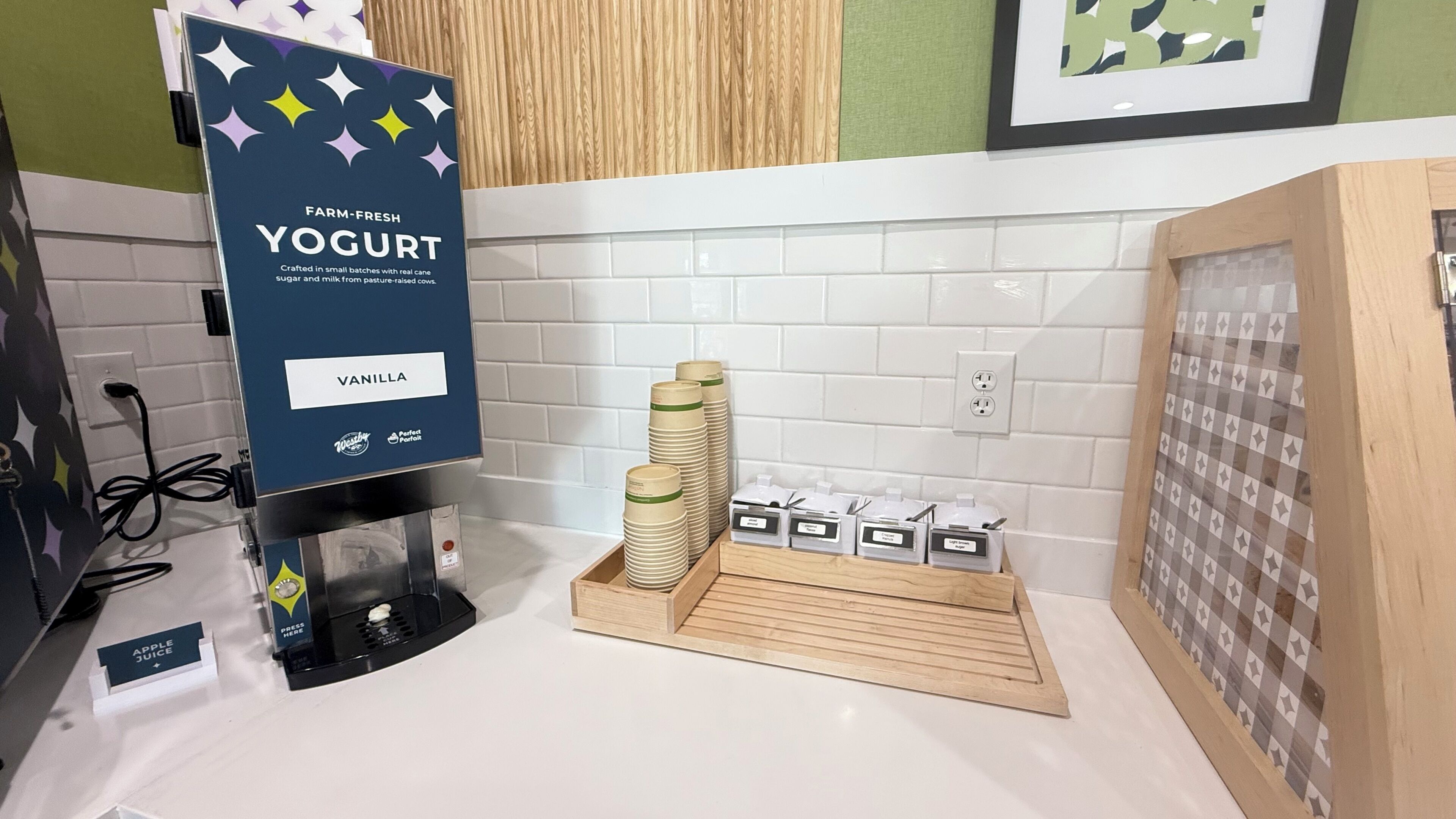 Petit déjeuner à emporter compris tous les jours