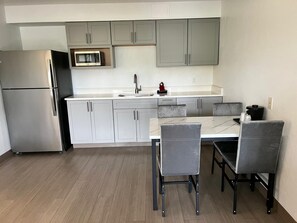 Suite, 2 Queen Beds, Accessible, Kitchenette (with Sofabed) | Private kitchen | Fridge, microwave, coffee/tea maker, eco-friendly cleaning products - Hotel Nexus, BW Signature Collection (Seattle)