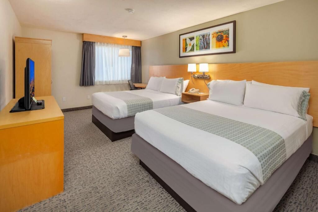 Suite, 2 Queen Beds, Non Smoking, Kitchenette (with Sofabed) | Desk, laptop workspace, iron/ironing board, free WiFi