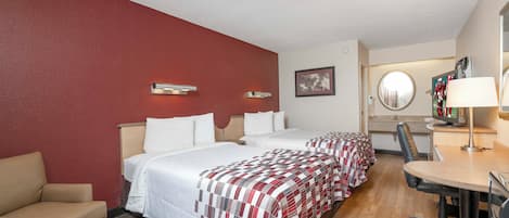 In-room safe, desk, blackout curtains, free cots/infant beds
