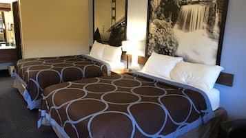 1 室のベッドルーム、高級寝具、デスク、遮光カーテン