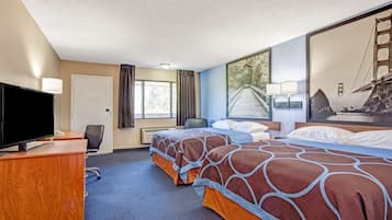 Standard Room, 2 Queen Beds | 1 bedroom, premium bedding, desk, blackout drapes