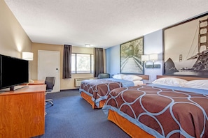 Standard Room, 2 Queen Beds | 1 bedroom, premium bedding, desk, blackout drapes