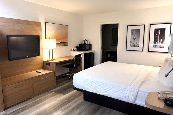 Standard Room, 1 King Bed, Accessible, Non Smoking | Iron/ironing board, rollaway beds (surcharge), WiFi, alarm clocks