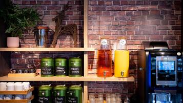 Free daily buffet breakfast