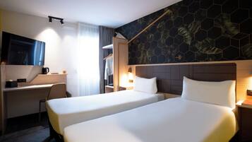 Standard Room, 2 Single Beds | Premium bedding, desk, blackout curtains, soundproofing