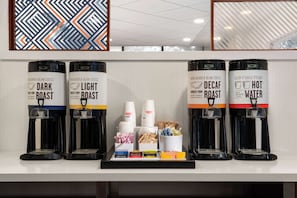 Gratis frukostbuffé varje dag