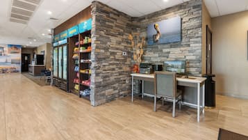 Mostrador para check-in y check-out