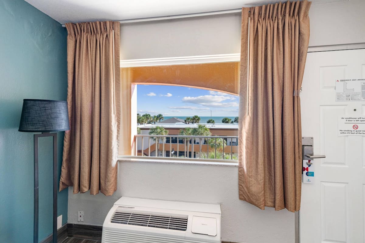 Desk, blackout drapes, iron/ironing board, free WiFi