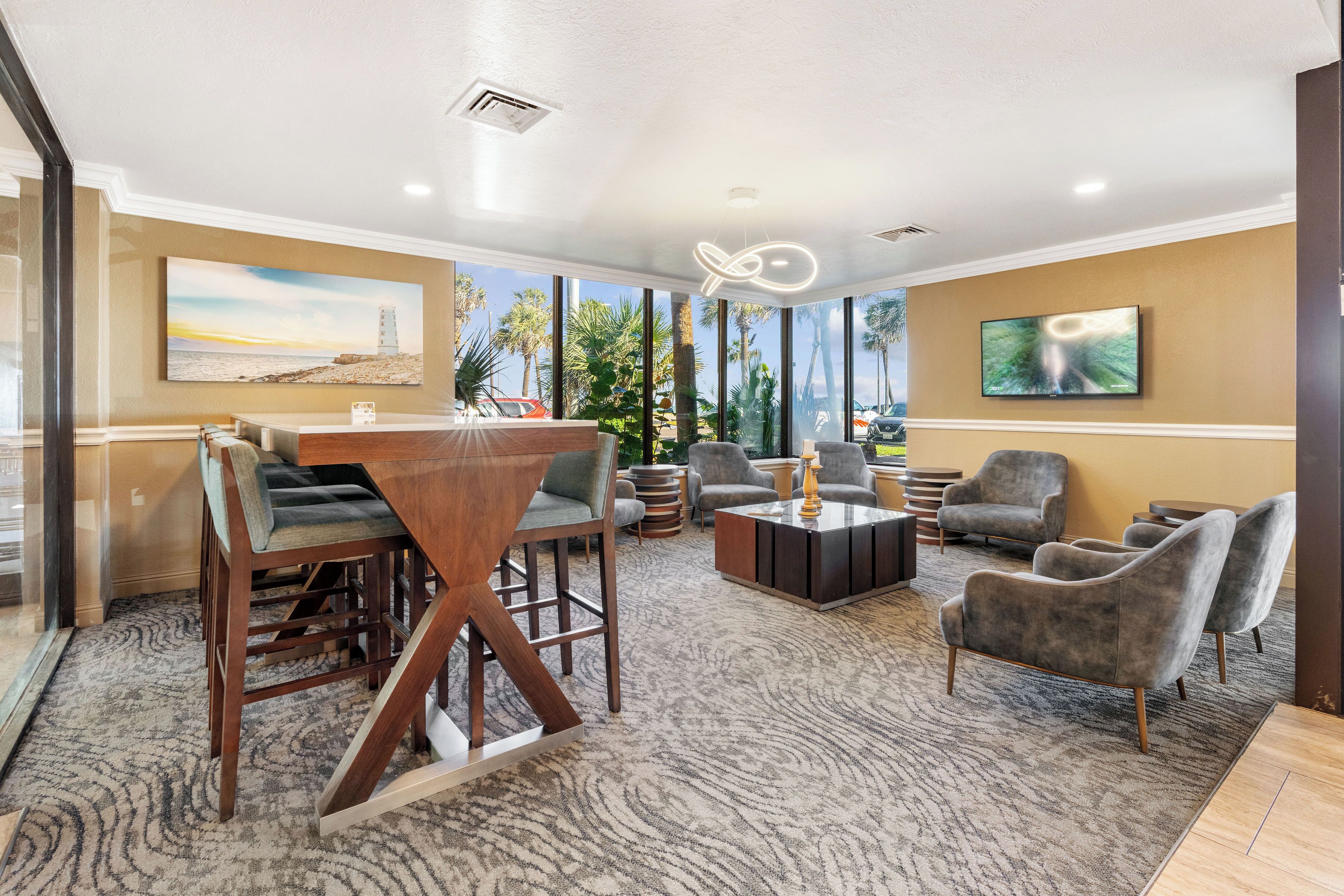 로비 좌석 공간