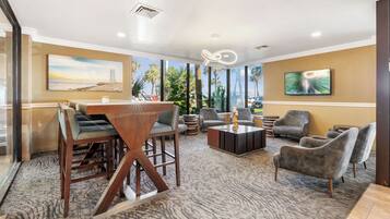 Sitteområde i lobbyen