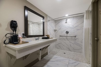 In-room safe, desk, iron/ironing board, free cribs/infant beds at Quality Inn & Suites Altamonte Springs Orlando-North