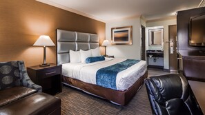Chambre Standard, 1 très grand lit, non-fumeur, réfrigérateur et four à micro-ondes