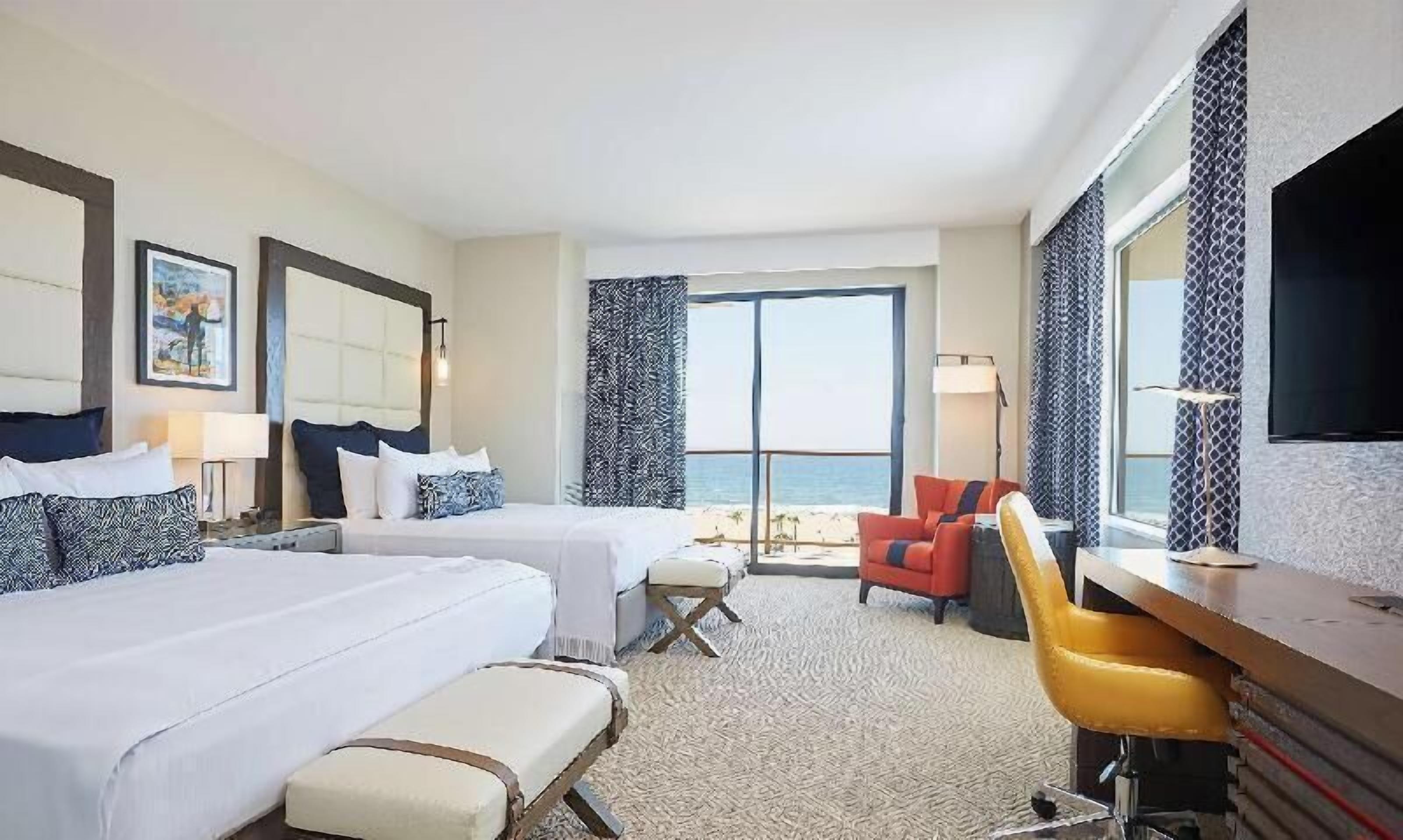 Premium bedding, pillow-top beds, in-room safe, iron/ironing board