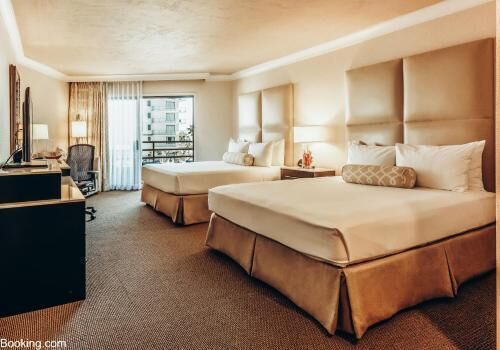Premium bedding, pillow-top beds, in-room safe, iron/ironing board