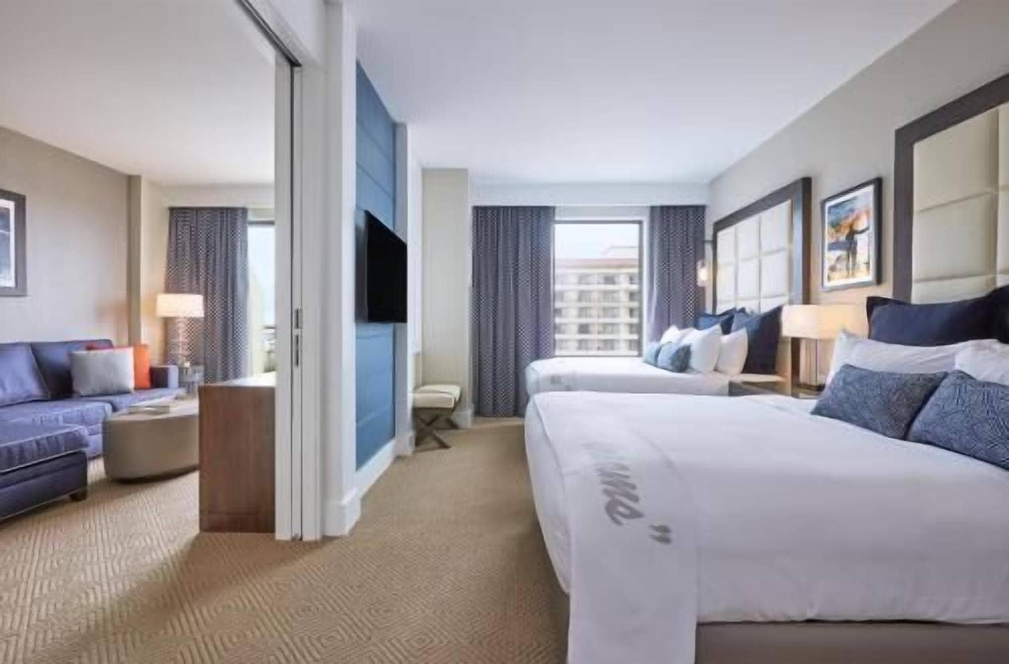 Premium bedding, pillowtop beds, in-room safe, iron/ironing board
