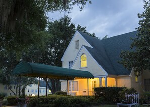 Front of property – evening/night