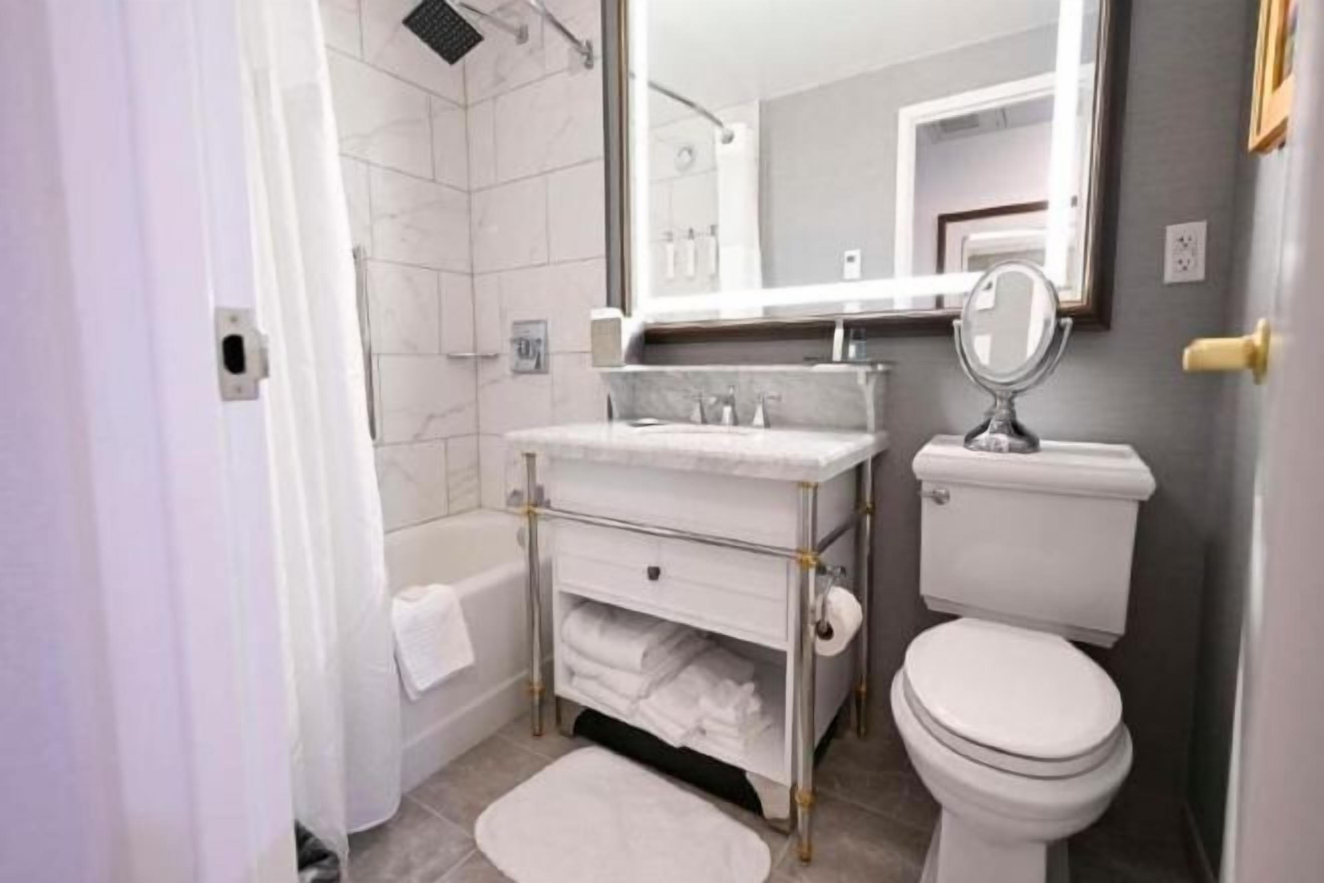 Free toiletries, hair dryer, towels