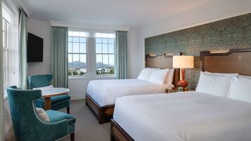 Deluxe Room, 2 Queen Beds | Egyptian cotton sheets, premium bedding, pillowtop beds, in-room safe