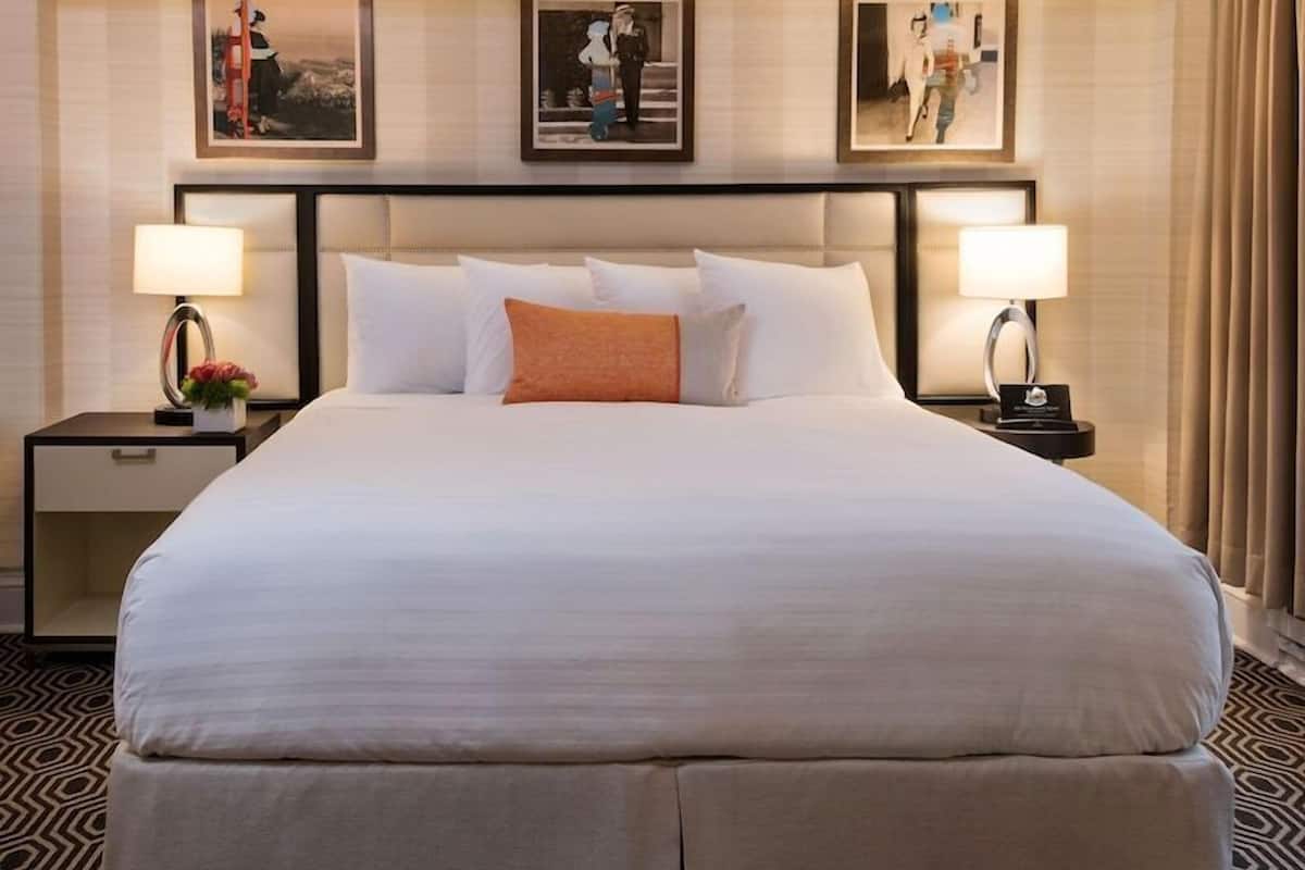 Premium bedding, pillowtop beds, in-room safe, desk