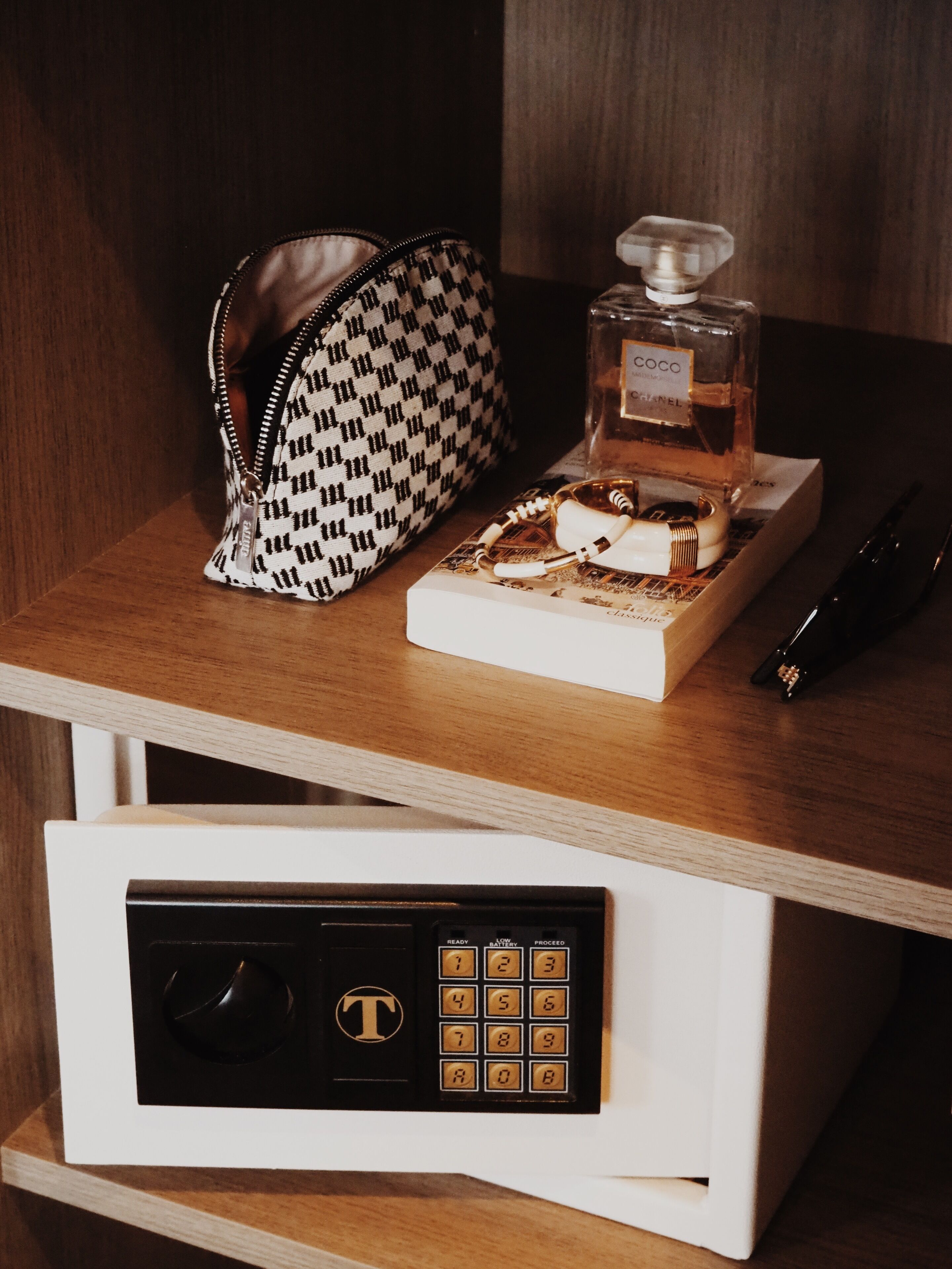 free minibar, in-room safe, individually decorated