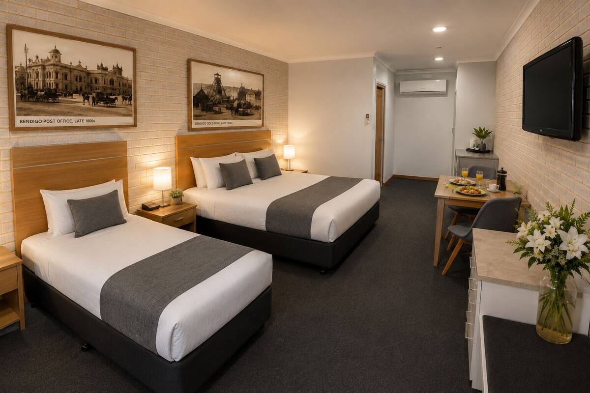 Queen & Single Room | In-room safe, laptop workspace, iron/ironing board, cribs (surcharge)