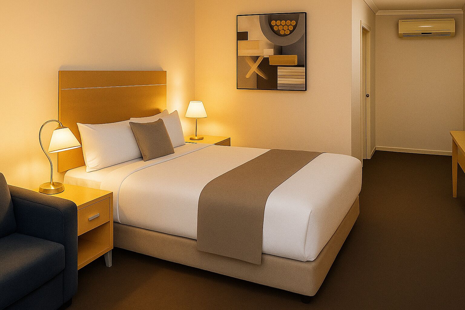Queen Room | In-room safe, laptop workspace, iron/ironing board, cots/infant beds