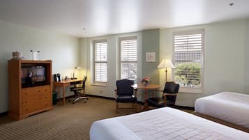 Deluxe Room, 2 Queen Beds | Desk, iron/ironing board, free WiFi, bed sheets