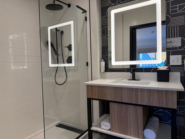 Standard Room, 1 King Bed, Accessible, Non Smoking | Accessible bathroom - Aiden Sacramento Downtown (Sacramento)
