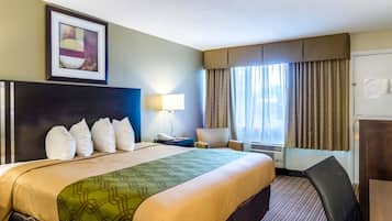 Kamar Standar, 1 Tempat Tidur King, Bebas Asap Rokok | Meja kerja, setrika/meja setrika, Wi-Fi gratis, dan seprai linen