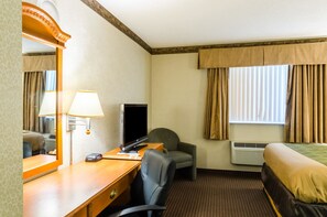 Desk, iron/ironing board, free WiFi, bed sheets