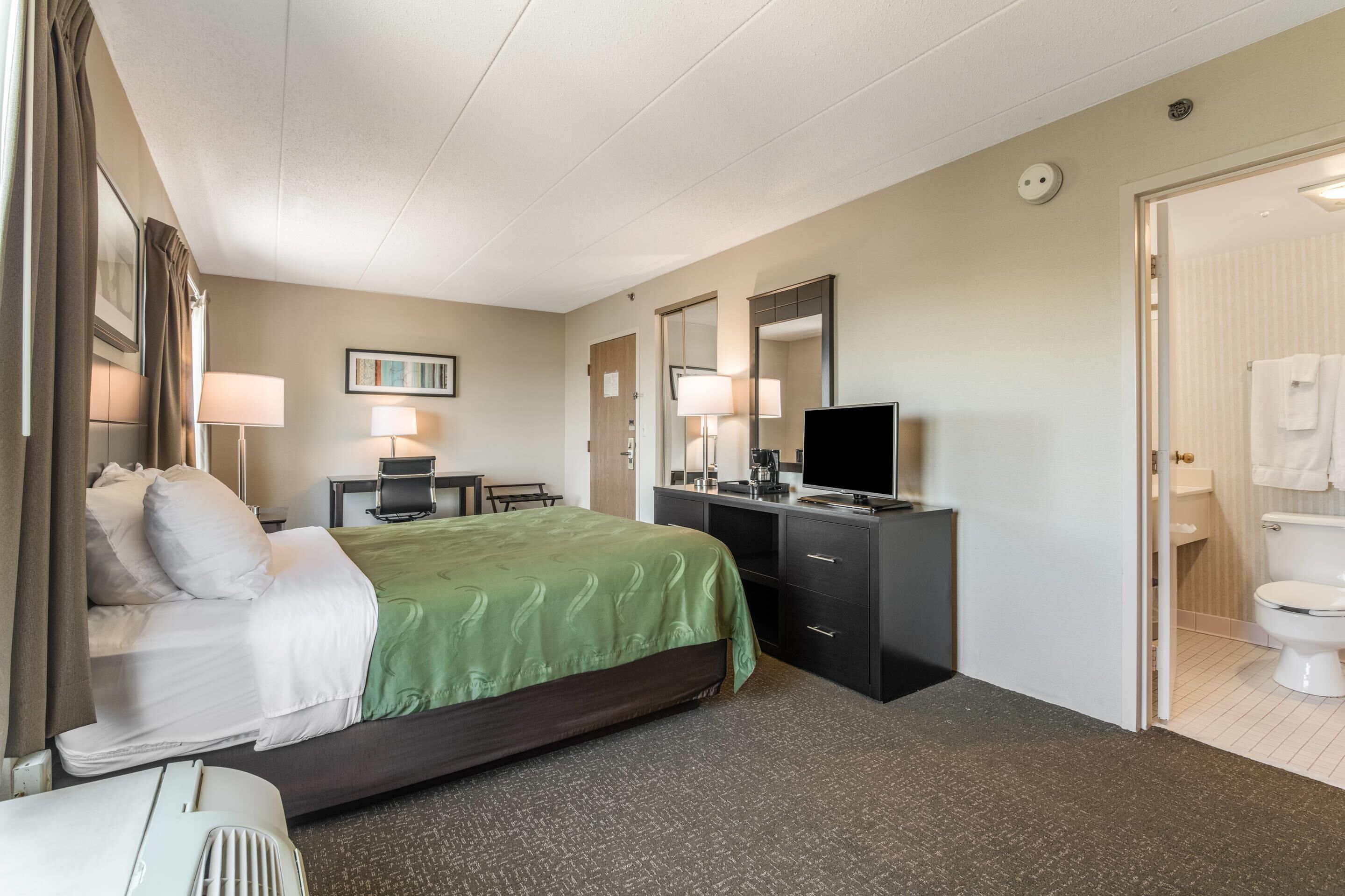 standard room, 1 queen bed with sofa bed, non smoking | premium bedding, down duvets, pillow-top beds, in-room safe