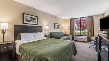 Standard Room, 1 Queen Bed with Sofa bed, Non Smoking | Premium bedding, down duvets, pillow-top beds, in-room safe