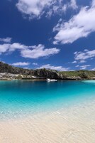 Private beach, free beach shuttle, free beach cabanas, sun loungers