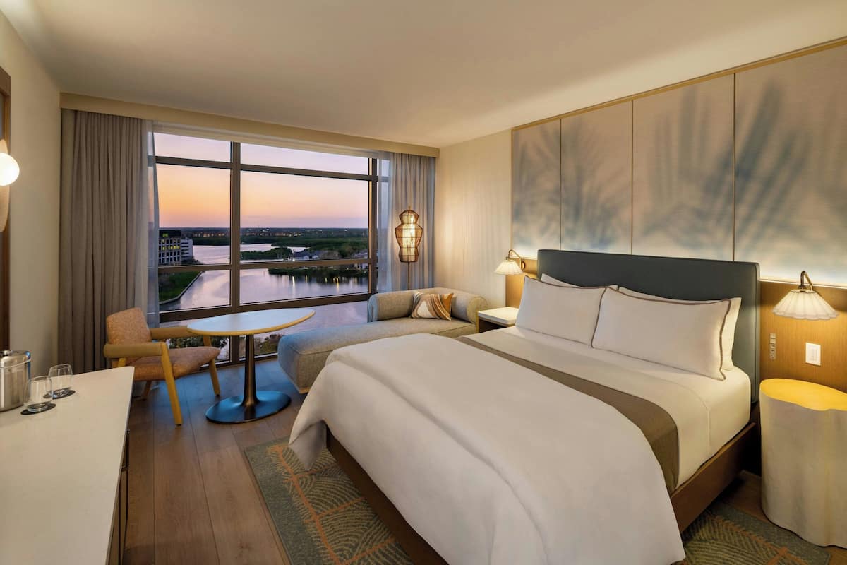 Premium bedding, down duvets, in-room safe, desk