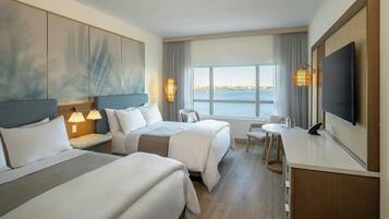 Room, 2 Queen Beds, Bay View | 1 bedroom, premium bedding, down comforters, in-room safe