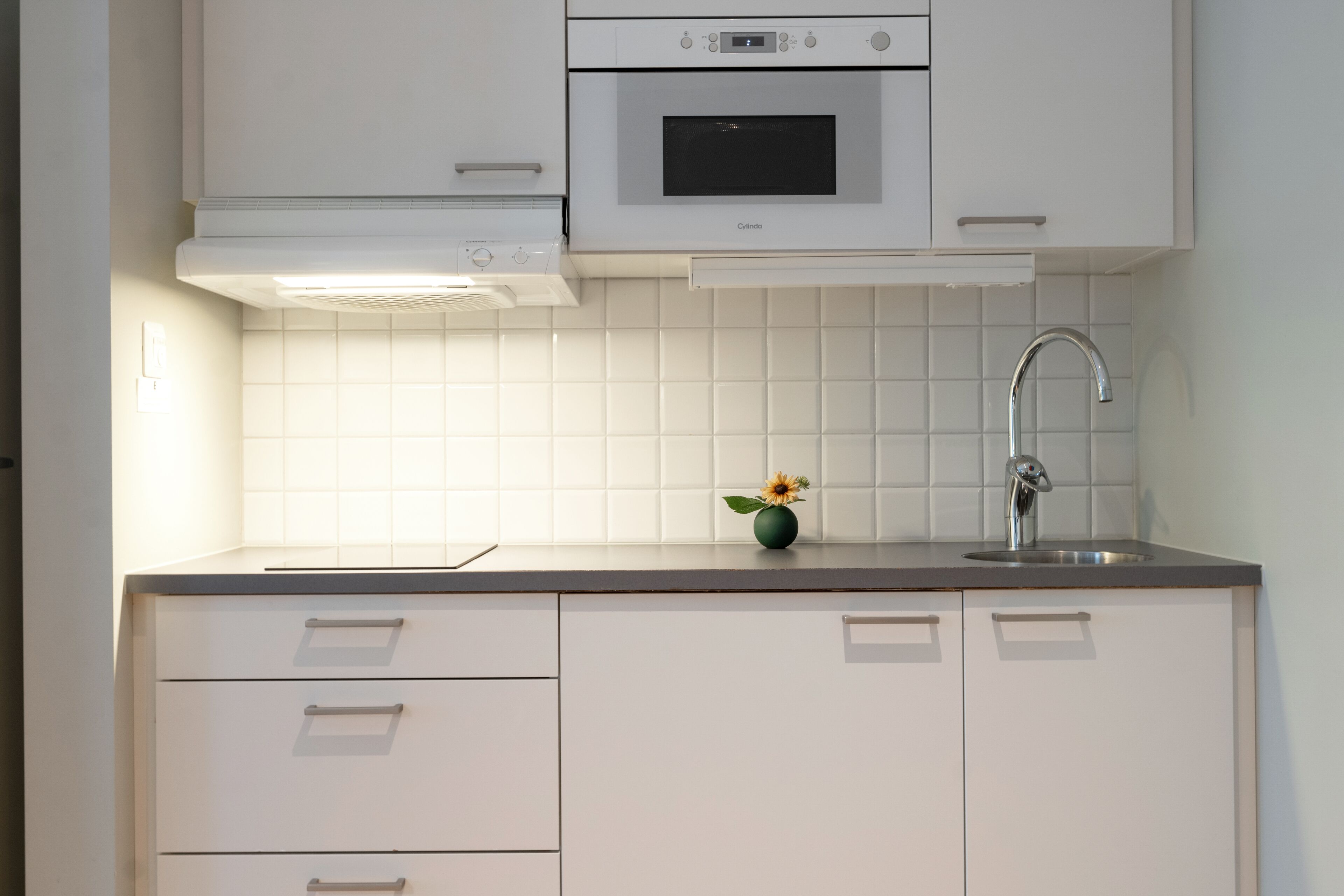 studio | private kitchenette | eco-friendly cleaning products