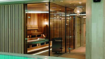 Sauna, hot tub, steam room, body treatments, body wraps, body scrubs